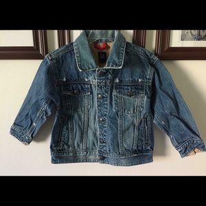 "Vintage" Distressed Gap Denim Jacket
